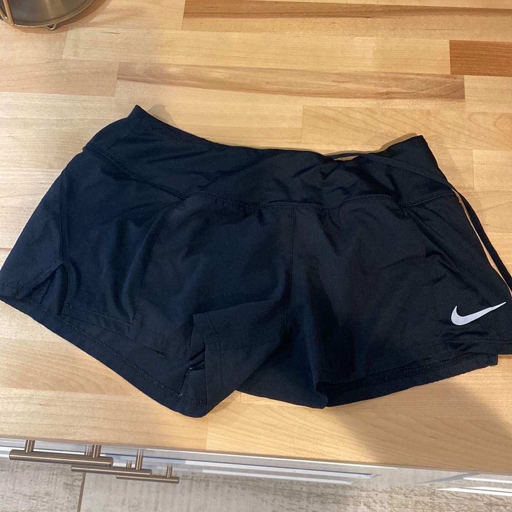 Black Nike running shorts - size small